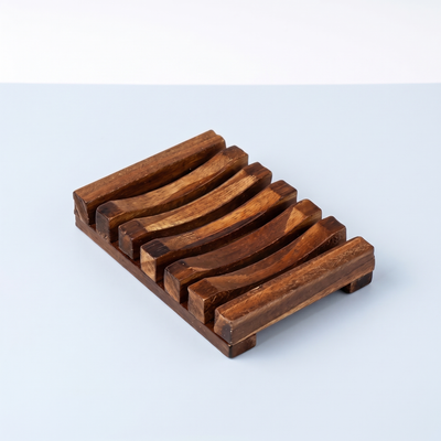 Hand-Finished Wooden Soap Dish